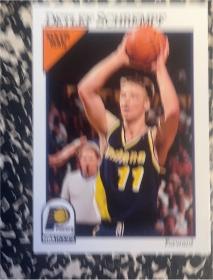 1991-92 Hoops #87 Detlef Schrempf — front
