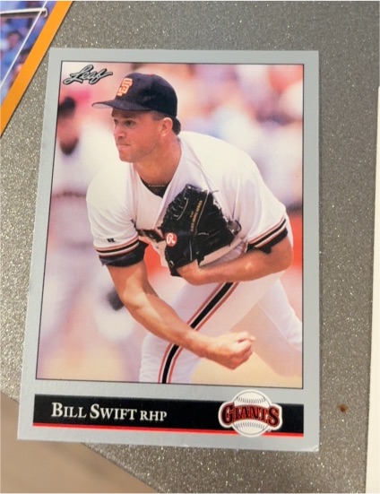 1992 Leaf #407 Bill Swift — front