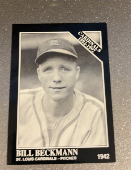 1992 The Sporting News Conlon Collection #623 Bill Beckmann — front
