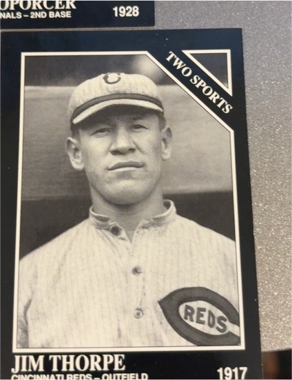 1992 The Sporting News Conlon Collection #403 Jim Thorpe — front