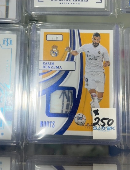 2021 Immaculate Soccer #Boots Karim Benzema — front