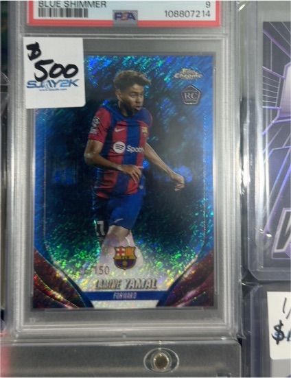 2023-24 Topps Chrome UEFA Club Competitions #64 Lamine Yamal — front