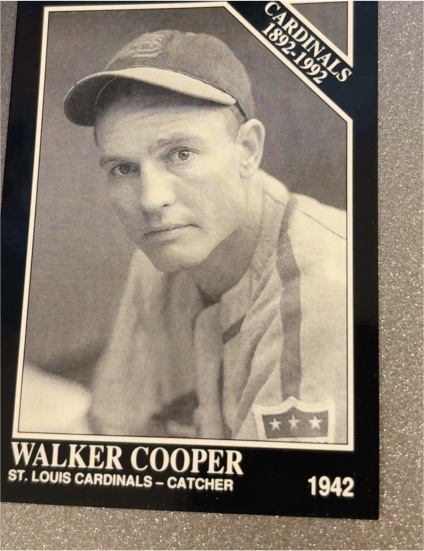 1991 The Sporting News Conlon Collection #633 Walker Cooper — front