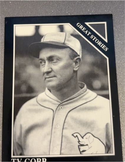 1992 Conlon Collection #425 Ty Cobb — front