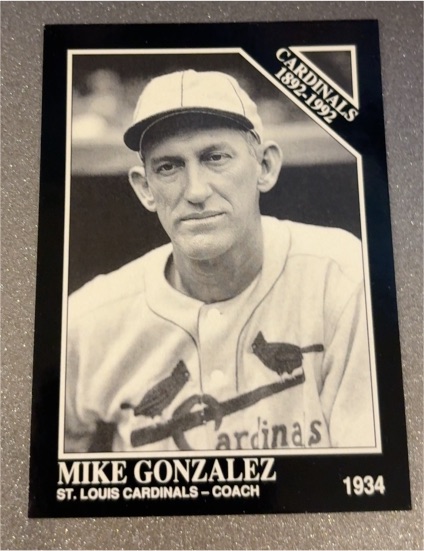 1992 The Sporting News Conlon Collection #621 Mike Gonzalez — front