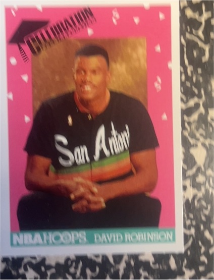 1991-92 Hoops #327 David Robinson — front