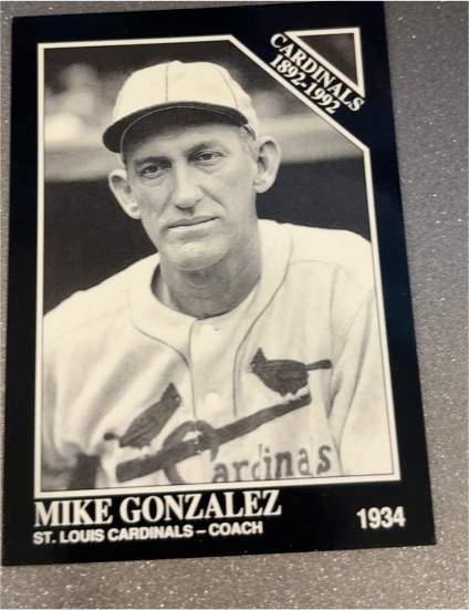1992 The Sporting News Conlon Collection #623 Mike Gonzalez — front
