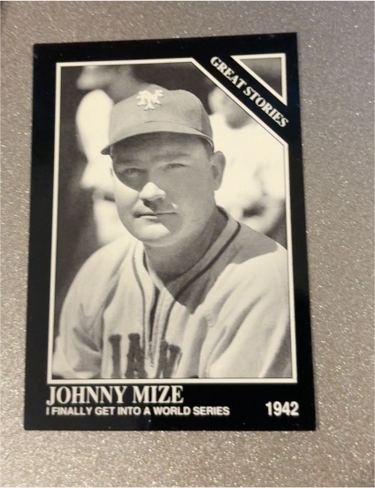 1992 The Sporting News Conlon Collection #435 Johnny Mize — front