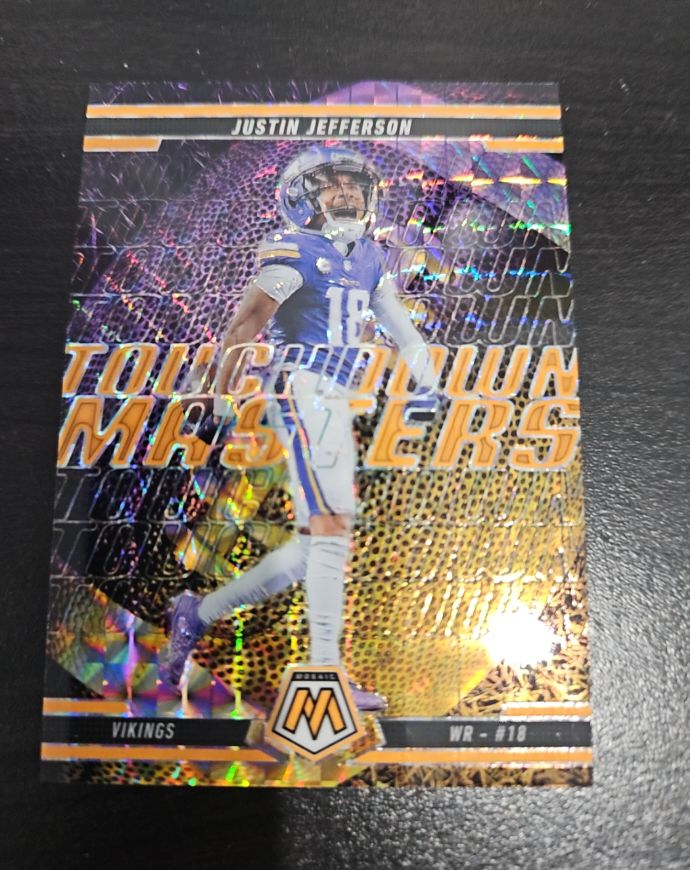2025 Panini Mosaic #4 Justin Jefferson Touchdown Masters — front