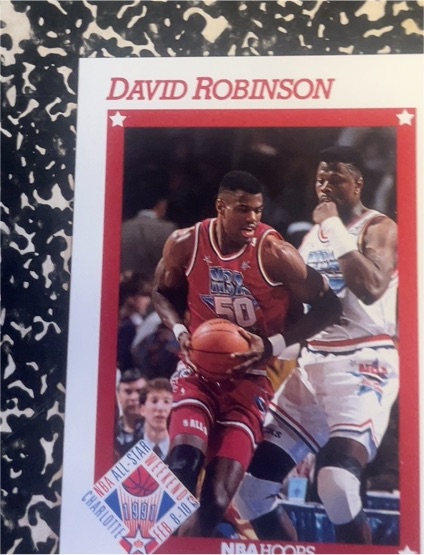 1991-92 NBA Hoops #270 David Robinson — front