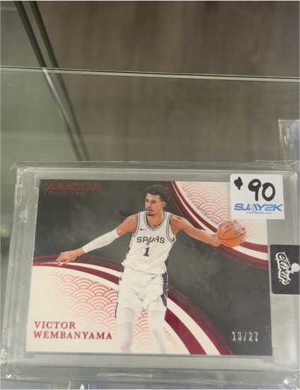 2023-24 Panini Immaculate Collection #13/27 Victor Wembanyama — front