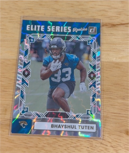 2025 Panini Donruss Elite Series Rookies #ESR-BTN Bhayshul Tuten — front