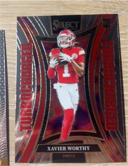 2024 Panini Select #14 Xavier Worthy Turbocharged — front