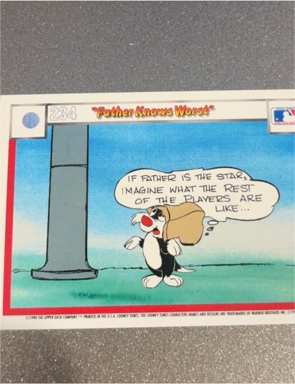 1990 Upper Deck Comic Ball #234 Father Knows Worst Sylvester — front