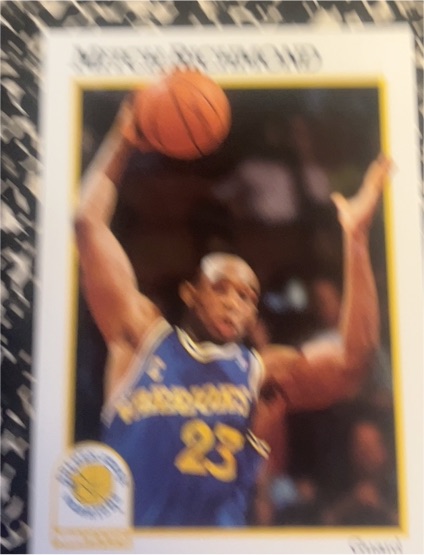 1991-92 Hoops #73 Mitch Richmond — front
