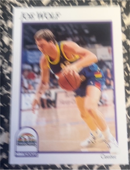 1991-92 NBA Hoops #57 Joe Wolf — front