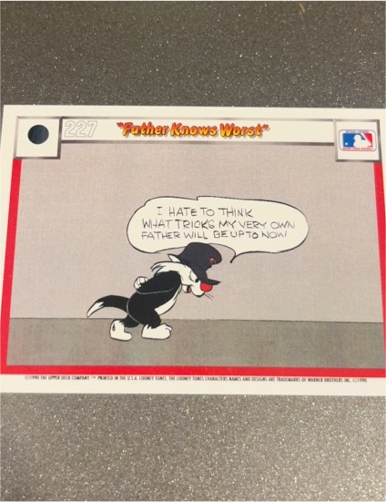 1990 Upper Deck Comic Ball #217 Sylvester Father Knows Worst — front
