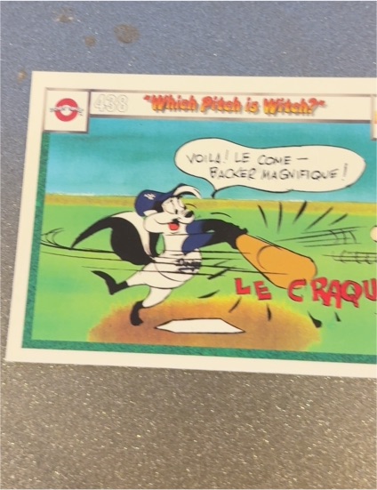 1990 Upper Deck Comic Ball #438 Which Pitch is Witch? — front