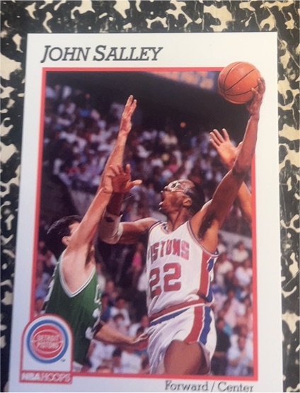 1991-92 Hoops #65 John Salley — front