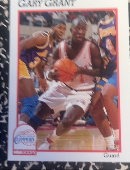 1991-92 Hoops #92 Gary Grant — front