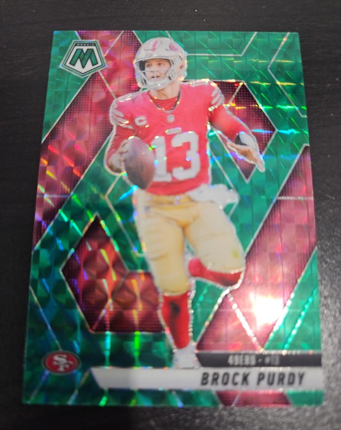 2025 Panini Mosaic #221 Brock Purdy — front