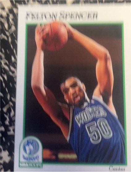 1991-92 Hoops #130 Felton Spencer — front