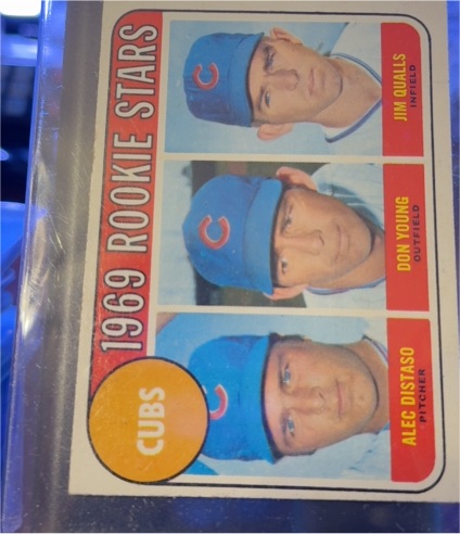 1969 Topps #602 Cubs 1969 Rookie Stars Alec Distaso / Don Young / Jim Qualls — front
