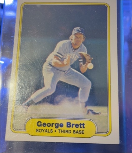 1982 Fleer #405 George Brett — front