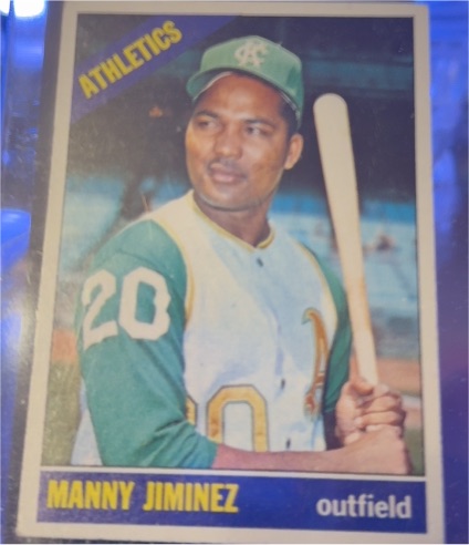 1966 Topps #458 Manny Jimenez — front