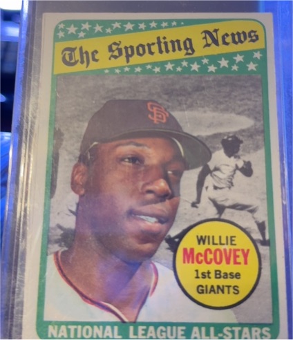 1969 Topps #416 Willie McCovey — front
