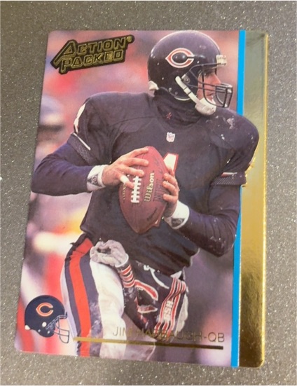 1992 Action Packed #24 Jim Harbaugh — front