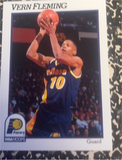 1991-92 NBA Hoops #83 Vern Fleming — front
