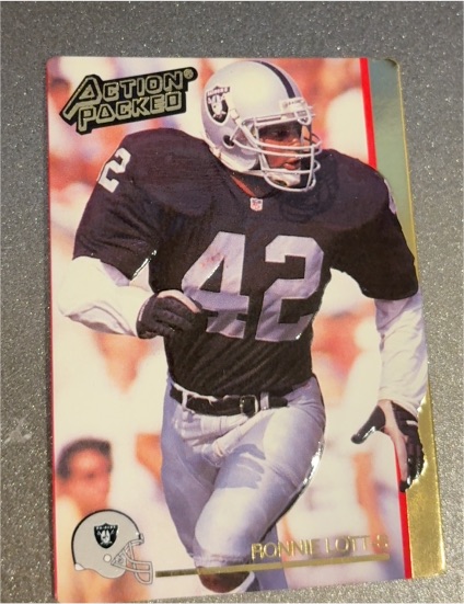 1992 Action Packed #121 Ronnie Lott — front