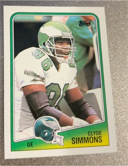 1988 Topps #244 Clyde Simmons — front