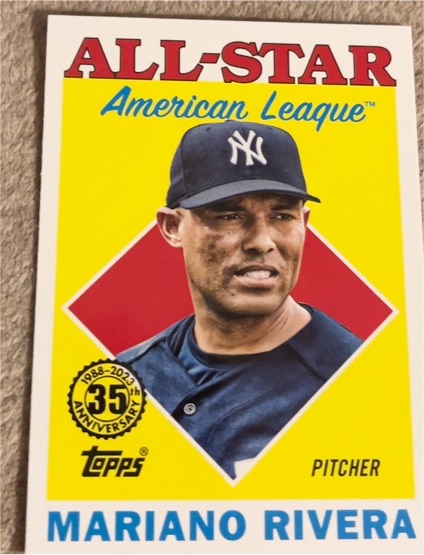 2023 Topps #88AS-30 Mariano Rivera 1988 35th Anniversary All-Stars — front