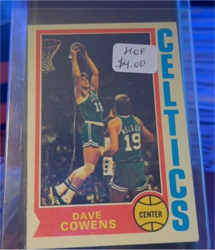 1974-75 Topps #155 Dave Cowens — front