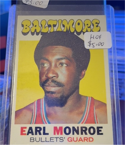 1971-72 Topps Basketball #130 Earl Monroe — front