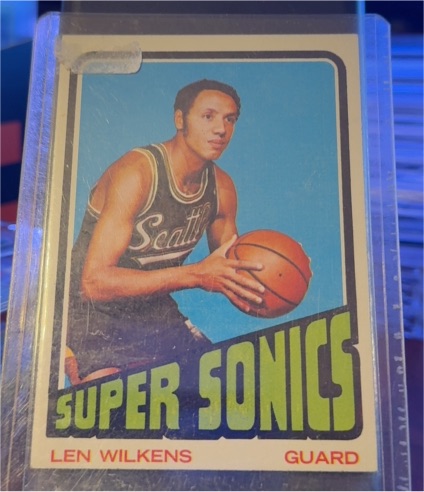 1972-73 Topps #81 Len Wilkens — front