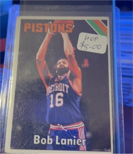 1975-76 Topps #30 Bob Lanier — front