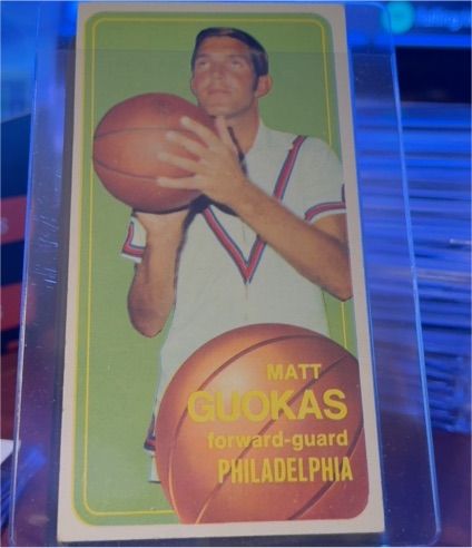 1970-71 Topps #124 Matt Guokas — front