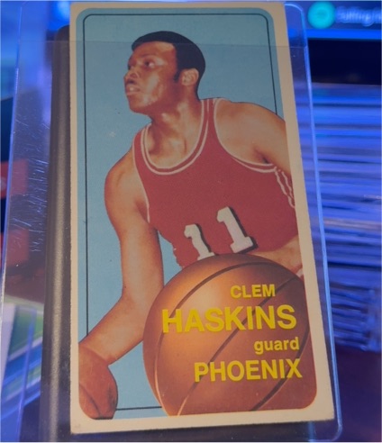 1970-71 Topps Basketball #165 Clem Haskins — front