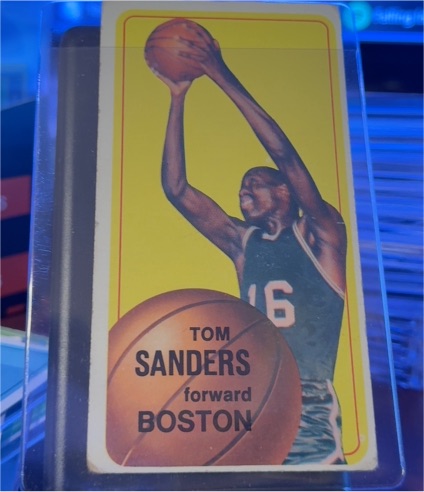1970-71 Topps #163 Tom Sanders — front