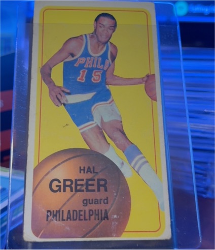 1970-71 Topps #155 Hal Greer Philadelphia 76ers — front