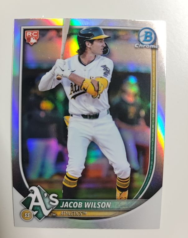 2025 Bowman Chrome #1 Jacob Wilson — front