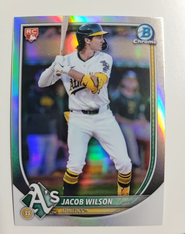 2025 Bowman Chrome #1 Jacob Wilson — front