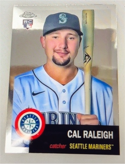 2022 Topps Chrome Platinum Anniversary #237 Cal Raleigh — front