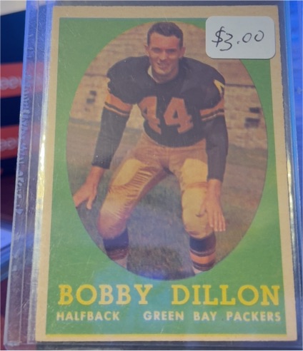 1958 Topps #32 Bobby Dillon — front