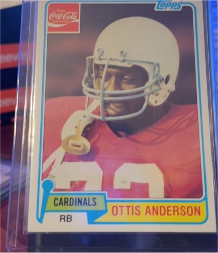 1981 Topps #365 Ottis Anderson — front