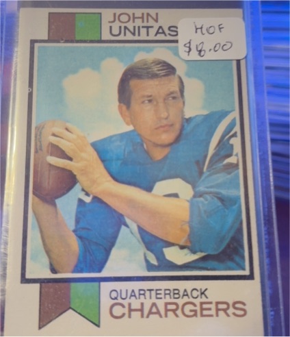 1973 Topps #455 John Unitas — front