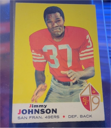 1969 Topps #113 Jimmy Johnson — front